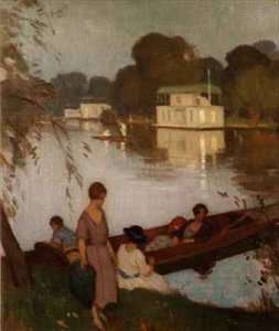 On the Thames by Romanticism