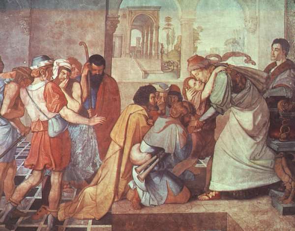 The Recognition of Joseph by his Brothers 1816-17 by Romanticism