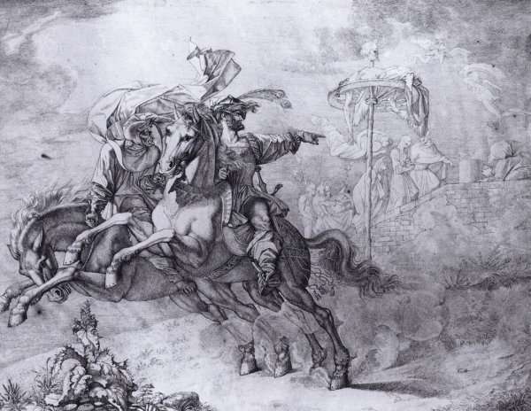 The Vision of the Rabenstein 1811 by Romanticism