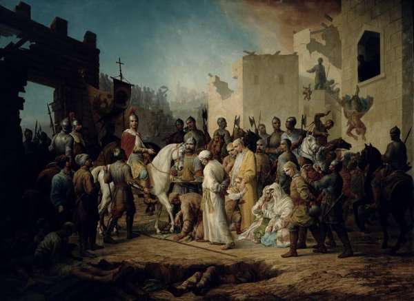 Tsar Ivan IV conquering Kazan in 1552, 1894 by Romanticism