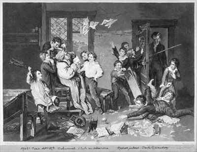 Scene of disorder at school by Romanticism