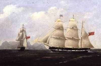 The Rambler off Table Mountain, Cape Town, c.1865 by Romanticism