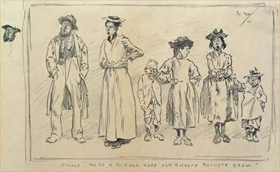 Rickety Rackety Crew 1895 by Romanticism