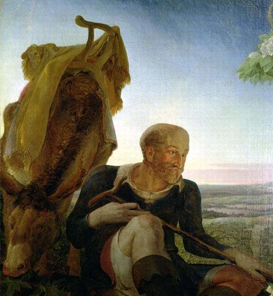St Joseph from Rest on the Flight into Egypt, 1805-06 by Romanticism
