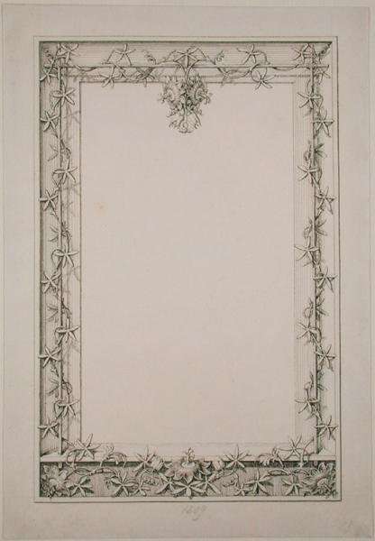 Decorative border, 1809 by Romanticism