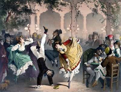 Quadrille at the Bal Bullier by Romanticism