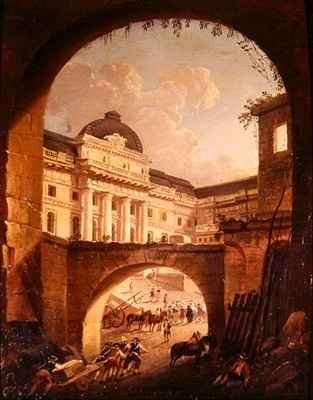 The Palais de Justice Paris by Romanticism
