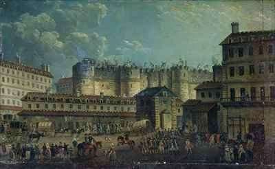 Demolition of the Bastille in 1789 by Romanticism