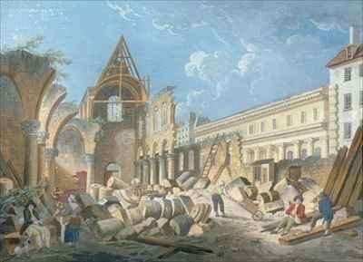 Demolition of the Couvent des Cordeliers by Romanticism