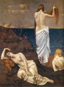 Young Girls by the Sea, before 1894 by Romanticism