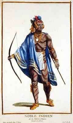 A Noble Indian from the Ottawa Nation by Romanticism