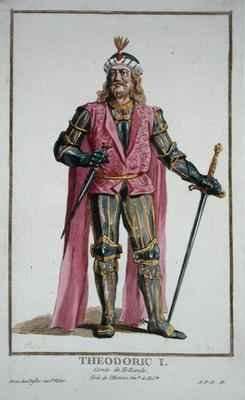 Theodoric I 1053-82 Count of Holland by Romanticism