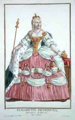 Elizabeth Petrovna Empress of Russia by Romanticism