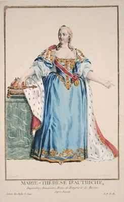Maria Theresa Empress of Austria by Romanticism