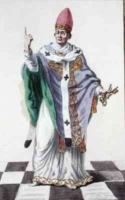 Pope Leo III 795-816 by Romanticism