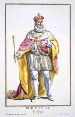 Philip II 1527-98 King of Spain by Romanticism