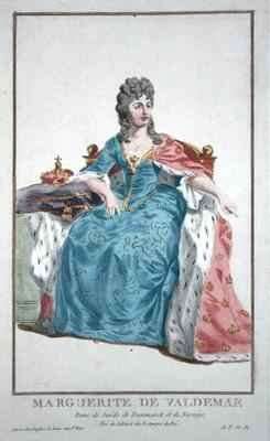 Margaret 1353-1412 Queen of Denmark Norway and Sweden by Romanticism