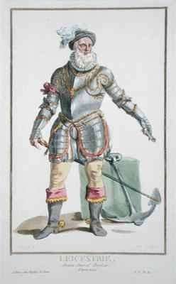 Robert Dudley 1533-88 Earl of Leicester by Romanticism