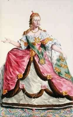 Portrait of Empress Catherine II The Great of Russia 1729-96 by Romanticism