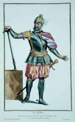 Albert the Bold 1443-1500 Duke of Saxony from Receuil des Estampes representant les Rangs et les Dignites suivant le Costume de toutes les Nations existantes by Romanticism