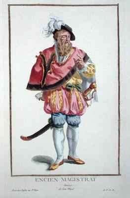 Dress of a Swiss Magistrate by Romanticism