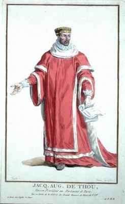 Jacques Auguste de Thou 1533-1617 by Romanticism