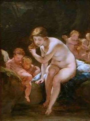 Venus Bathing by Romanticism