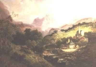 Mont Cernis and the Village of St Michelle by Romanticism