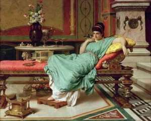 A Pompeian Beauty by Romanticism