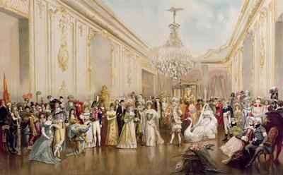 A Costume Ball in 1891 by Romanticism
