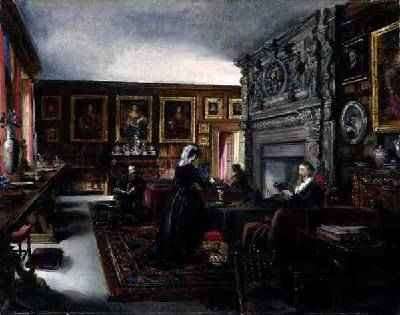 Quartet in the Great Hall by Romanticism