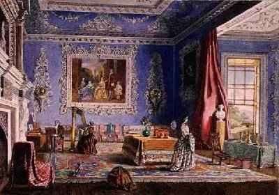 Drawing Room of Rolls Park Chigwell Essex by Romanticism