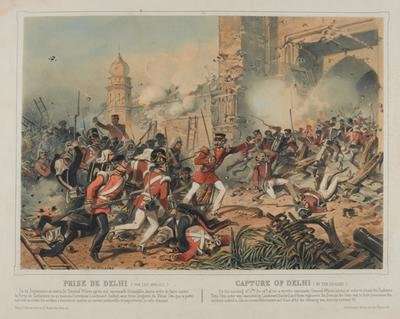 Capture of Delhi by Romanticism