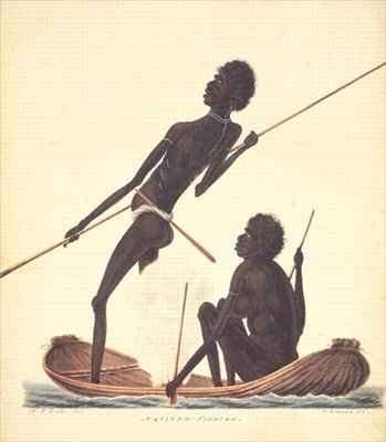 Natives fishing, New South Wales by Romanticism