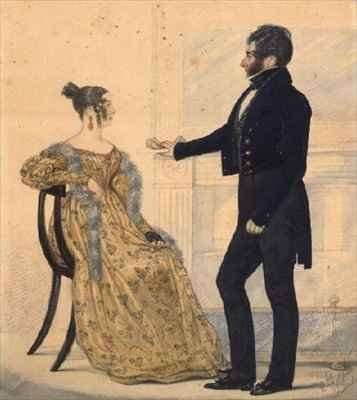 Portrait of Captain and Mrs George Ruddle by Romanticism