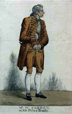 Mr William Farren 1786-1861 as Sir Peter Teazle by Romanticism