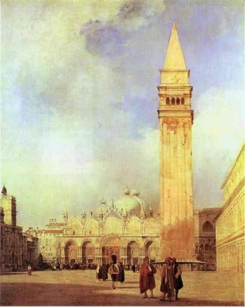 Piazza San Marco Venice by Romanticism