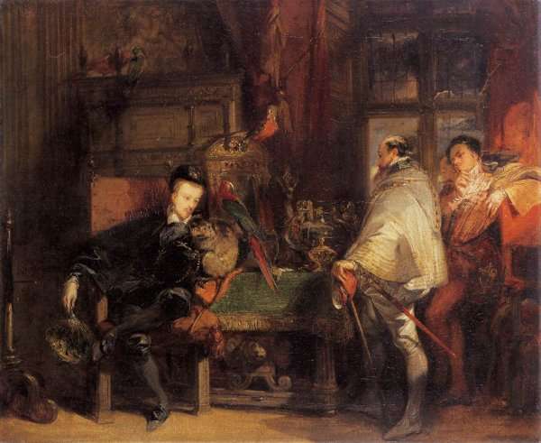Henri III And The English Ambassador 1827-28 by Romanticism