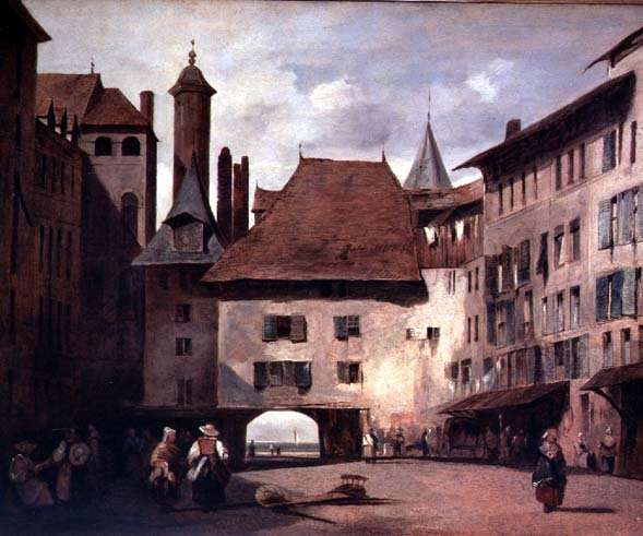 Place de Molard, Geneva by Romanticism