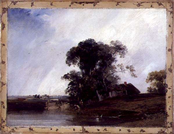 Landscape with a Pond, c.1825-26 by Romanticism