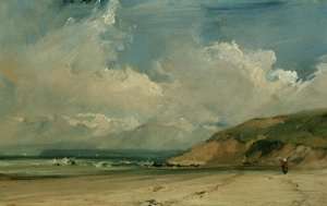 Coastal scene by Romanticism