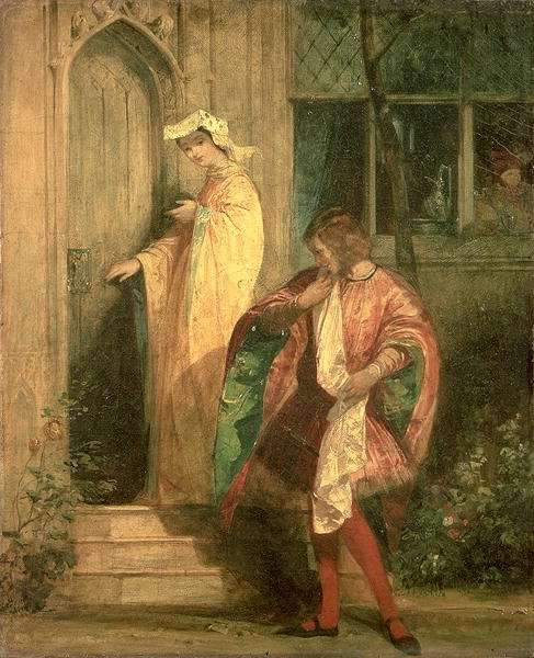 Anne Page and Slender c.1825 by Romanticism