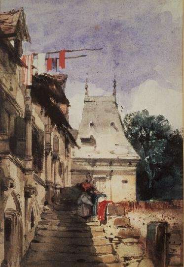 Abbey of St.Armand, Rouen by Romanticism