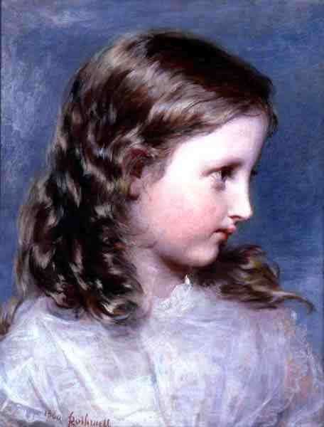 Head of a Girl, 1860 by Romanticism