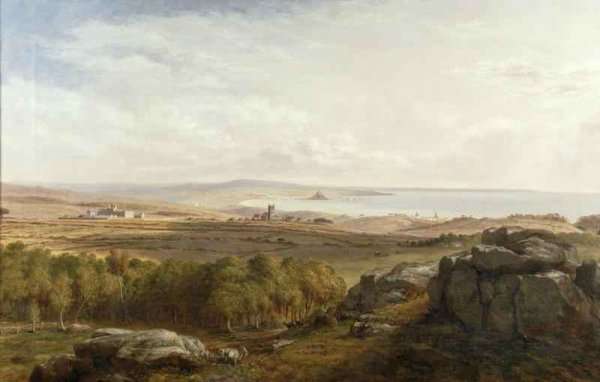 View from Madron Carn, 1836 by Romanticism