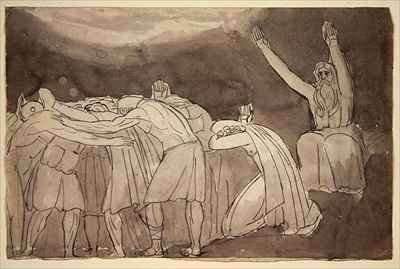 A Druid Ceremony by Romanticism