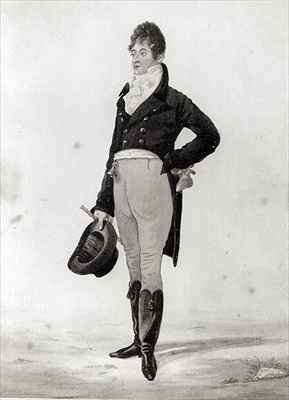 Portrait of George Beau Brummell 1778-1849 2 by Romanticism