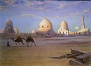 Tombs of the Khalifs Cairo by Romanticism