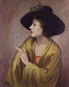 Portrait of a Lady by Romanticism