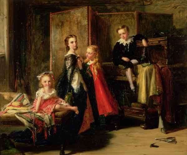 Dressing for the Charade The Children of Patrick Allan Fraser by Romanticism